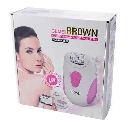 Жіночий епілятор Gemei BR Brown-3026 3 в 1