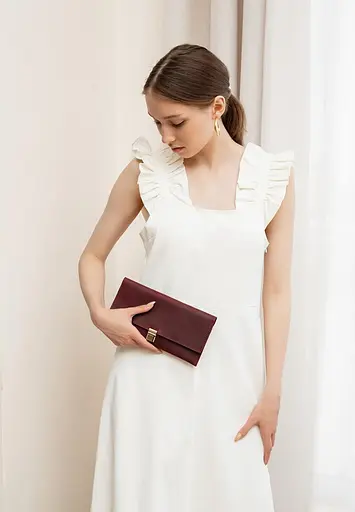 Кожаный тревел-кейс Journey 2.0 Crazy Horse бордовый - фото 6