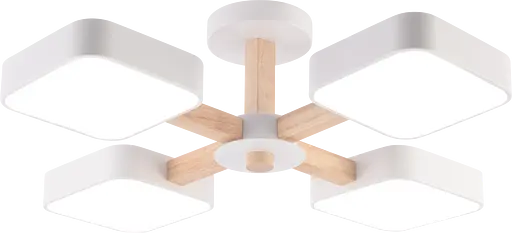 Люстра VALESO XI3354-4 белый+дерево