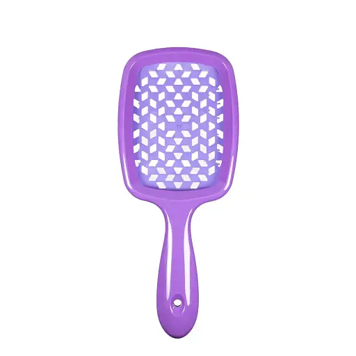 Щітка для волосся Salon Professional SP0099 SL масажна, продувна 20 см фіолетова - фото 3