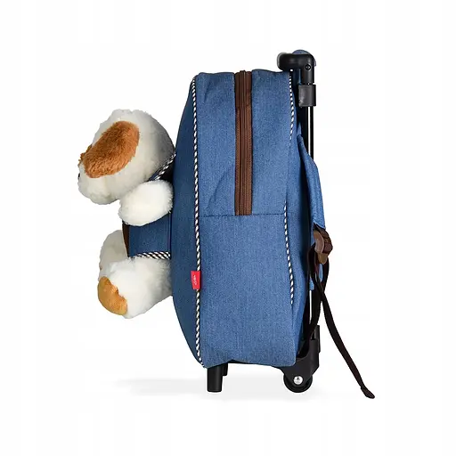 Дитячий рюкзак на колесах Perletti Toys Duff Dog з м'якою іграшкою (P13034) - фото 3