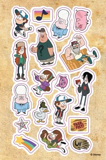 Ґравіті Фолз. Кольоровий мікс. Пригодницька розмальовка - фото 5