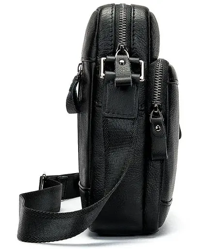 Чоловіча шкіряна сумка Vintage 17,5х22х6,5 см sum0012385 - фото 3