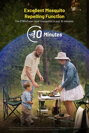 Портативный фумигатор Nitecore EMR40 аккумуляторный + пластины - фото 10