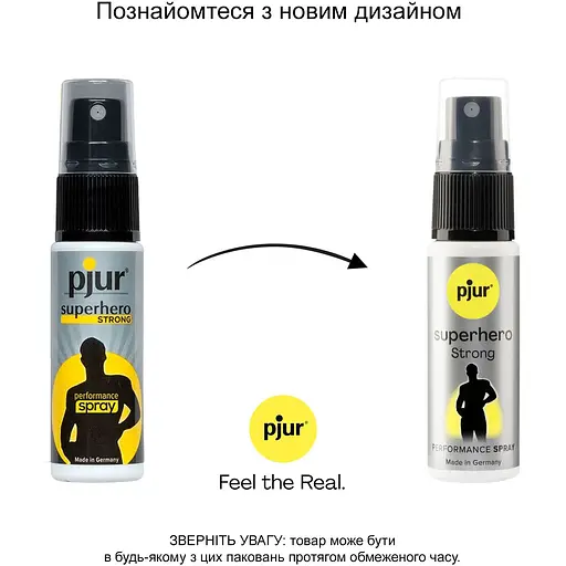 Пролонгировочный спрей Pjur SuperHero Strong Spray 20 ml - фото 3