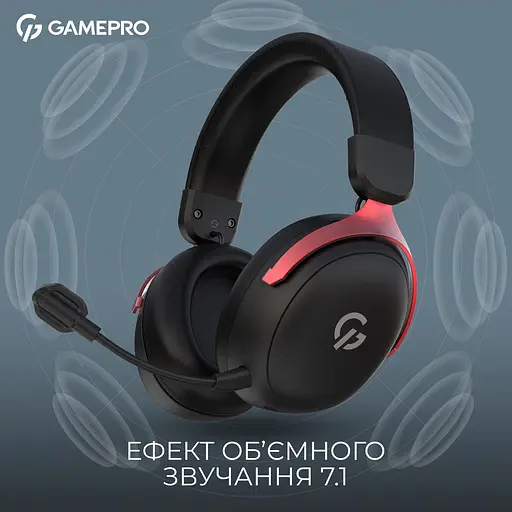 Ігрова гарнітура Gamepro Asgard Freya Pro бездротова (HSW201BR) - фото 6