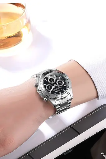 Часы мужские на руку Chenxi Серебристый (IBW910SB) - фото 5