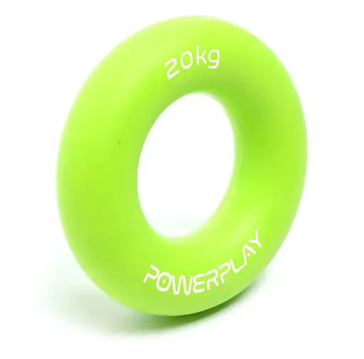 Еспандер кістьовий PowerPlay силіконовий PP-4324 Hand Grip Ring Medium 20 кг Зелений (PP_4324_20kg) - фото 2