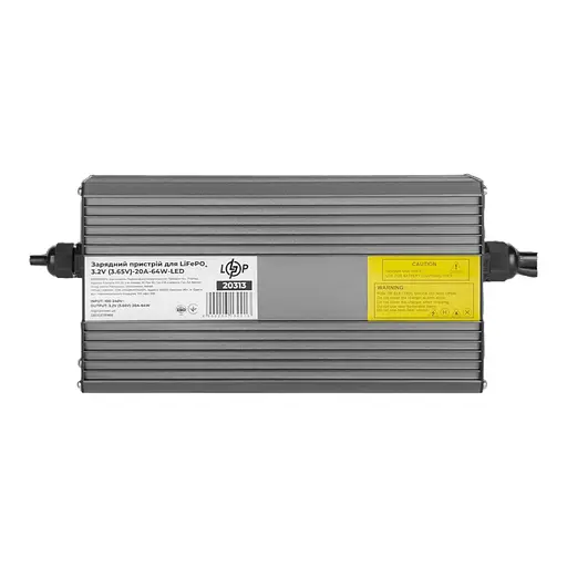 Зарядний пристрій для акумуляторів LiFePO4 3.2V (3.65V)-20A-64W-LED - фото 1