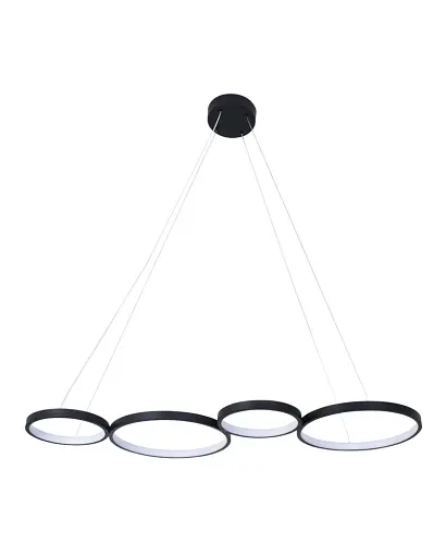 Підвісний світильник, люстра Goldlux 331021 Flamenco LED 1x42W 4000K 5700Lm IP20 чорний - фото 1