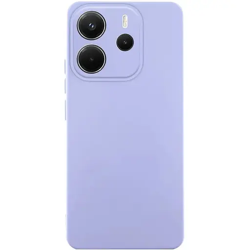 Чехол Lakshmi Silicone Cover Full Camera (AA) для Xiaomi Redmi Note 14 4G (Int. version) Сиреневый / Dasheen
