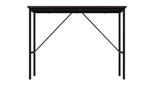 Стол письменный Line Тайм Ferrum-decor 750x1000x600 Черный металл ДСП Венге Магия 16 мм (FRD-106160)