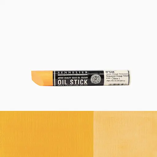 Фарба олійна у формі пастелі Sennelier Oil Stick, 38 мл, S2, Перманентний помаранчево-жовтий (Permanent Orange Yellow) - фото 2