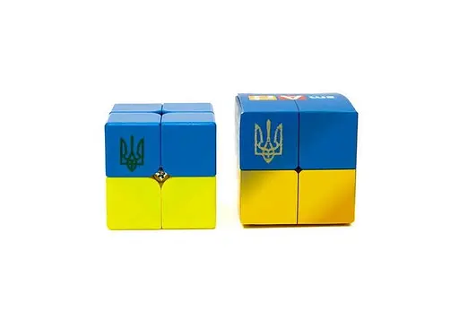 Розумний Кубик 2х2х2 Прапор України (двоколірний) (Bicolor Smart Cube 2x2x2 "Ukraine") (SCU222) - фото 4