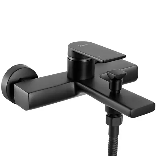 Смеситель для ванны Rea Verso black настенный с изливом REA-B7903 Черный матовый - фото 2