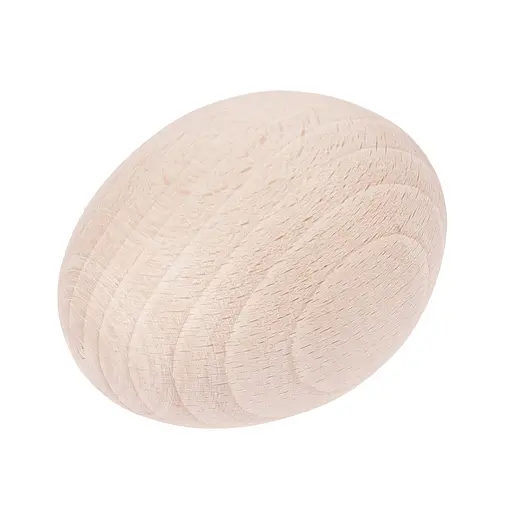 Дерев'яне пасхальне яйце для декору, декупажу та розпису дерев'яна заготовка (висота 5.8 см), Woodly 85951 - фото 3