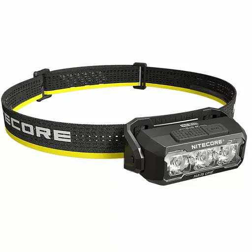 Ліхтар налобний Nitecore HA15 UHE White-Red Led 400 люмен 9 режимів 1xAA/1x14500 (1088-6-1565) - фото 2