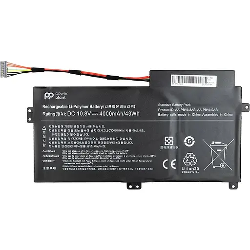 Акумулятор PowerPlant для ноутбуків SAMSUNG 370R (AA-PBVN3AB) 10.8V 4000mAh