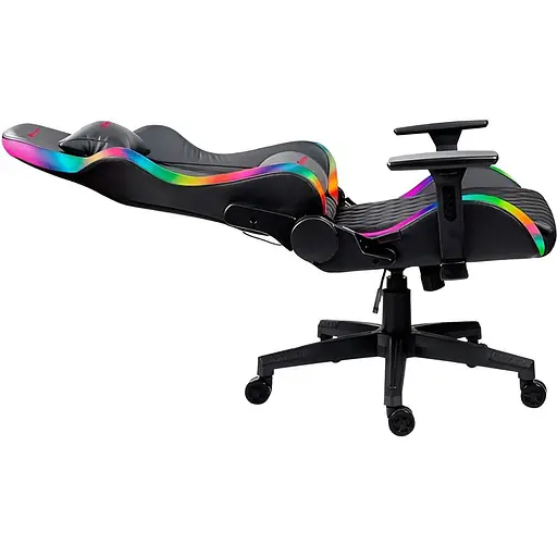 Ігрове крісло Xtrike Me Advanced Gaming Chair GC-907 RGB Black Red (GC-907) - фото 5