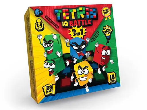 Настольная развлекательная игра "Tetris IQ battle 3in1" G-TIB-02 Danko Toys, в коробке (4823102808062) - фото 1
