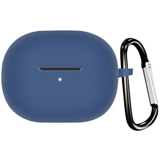 Чехол-накладка DK Silicone Candy Friendly с карабином для Xiaomi Redmi Buds 3 Lite (dark blue)
