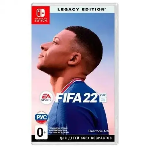 Игровая консоль Nintendo Switch OLED model Neon Blue-Red + Игра FIFA 22 Legacy Edition русская версия - фото 7