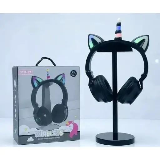 Навушники Unicorn Bluetooth Stereo STN-27 LED black - фото 4