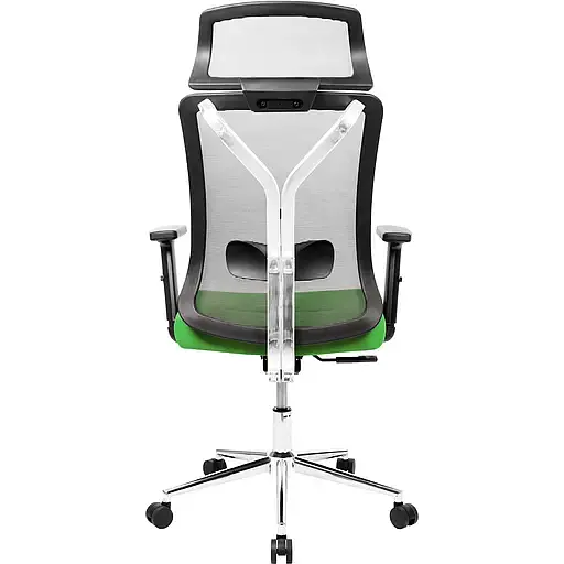 Офисное кресло GT Racer X-W80, черно-зеленое (X-W80 Black/Green) - фото 4