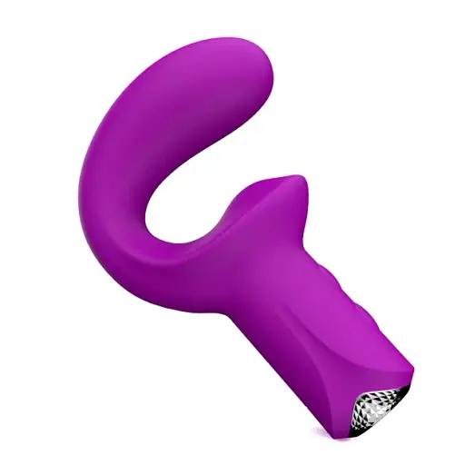 Вібратор I’MCUM DeepHook Dual Vibrator Purple для стимуляції точки G та клітора (IM-ZDB404)
