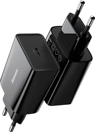 Зарядний пристрій Baseus Speed Mini Quick Charger 1C 20 W EU CCFS-SN01 чорний - фото 7