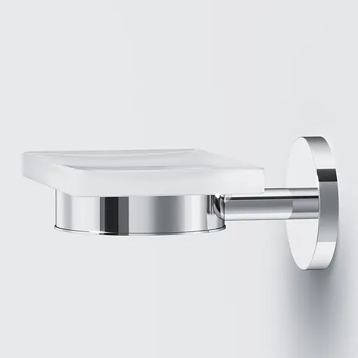 Мильниця Am.Pm X-Joy скляна настінна хром A85A34200, Хром - фото 5