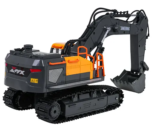 Экскаватор на радиоуправлении с металлическим ковшом и функцией дыма Ramiz - фото 5