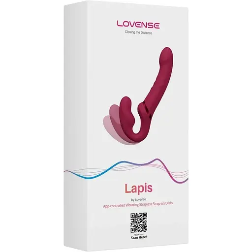 Безремінний страпон Lovense Lapis vibrating Strapless Strap-on - фото 9