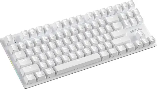 Клавіатура дротова GamePro Genesis Joker Outemu Red Swithes USB White (MK124W) - фото 4