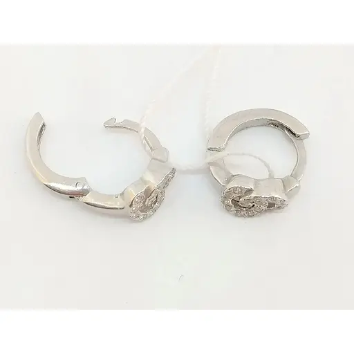 Серебряные серьги Vegas с фианитами. 20100Р - фото 6