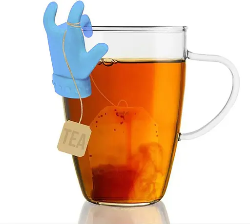 Набір з 2 силіконових підставок для чайної ложки, пакетика чаю, кришки каструлі, Kitchen Master 85298 - фото 6