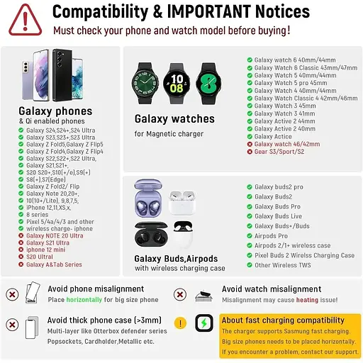 Бездротовий магнітний зарядний пристрій Aresh JH12 G 3 в 1 - фото 6