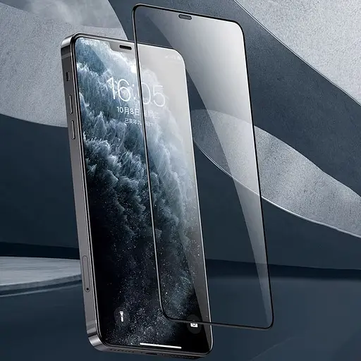 Захисне скло Remax 3D GL-27 для Apple iPhone 12 Pro/12, 6.1 Чорний - фото 3