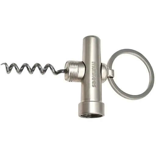 Брелок Munkees Corkscrew Штопор Steel - фото 3