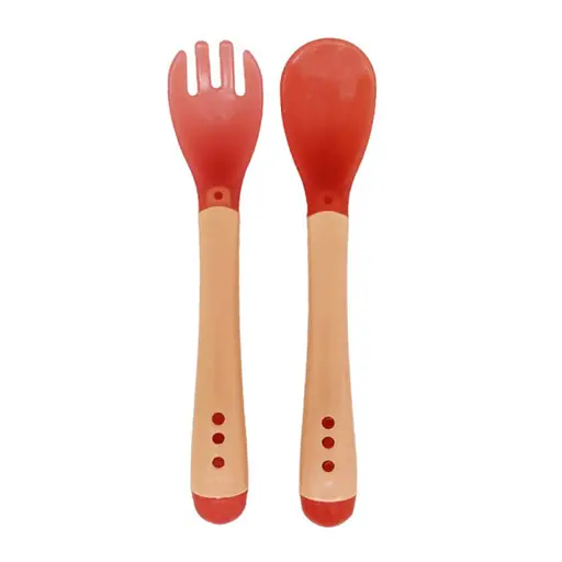 Детский набор Ложка+вилка "Хамелеон" MGZ-0104(Orange) оранжевый