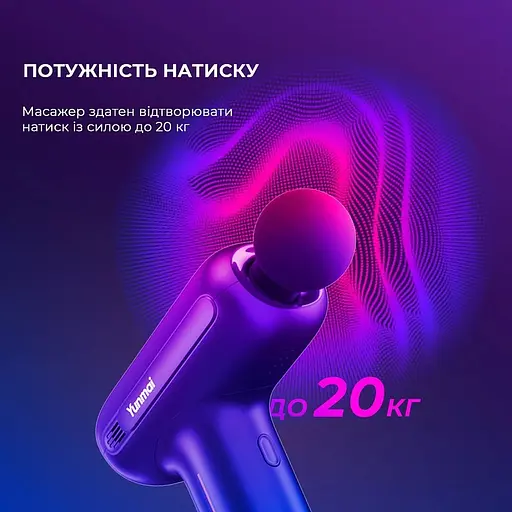 Перкусійний масажер Yunmai Massage Gun EasePro (YMFG-M406) - фото 4