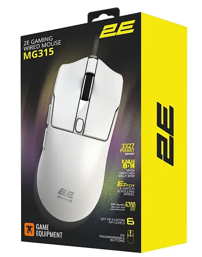 Мышь 2E GAMING MG315 White (2E-MG315UWT) - фото 5