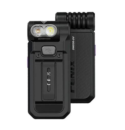 Ліхтар ручний ультрафіолетовий Fenix SW05R-UV LED (Чорний) - фото 2
