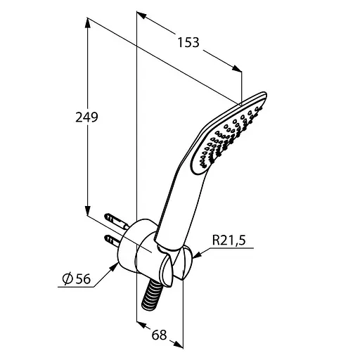 Душовий гарнітур Kludi Fizz 6765005-00 - фото 2