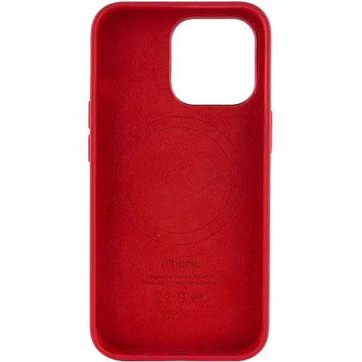 Чохол Epik Silicone case AAA with Magsafe and Animation для Apple iPhone 13 Pro Max 6.7 Червоний/Red - фото 3