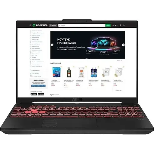 Ноутбук Asus TUF Gaming A16 FA607NUG-RL117 - Ryzen 7-7445HS 16'' 144Hz 16GB 512GB No OS RTX4050 - фото 1