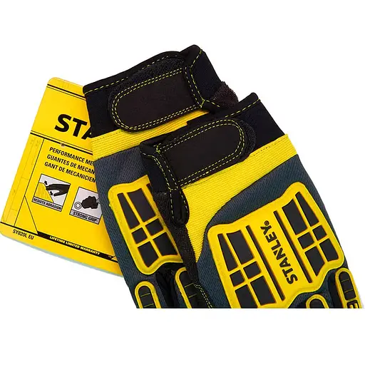 Перчатки Stanley универсальные р.L/9 с дополнительными накладками и защитой от удара (SY820L) - фото 6