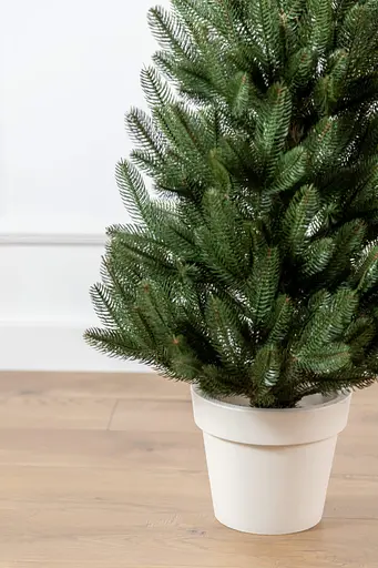 Елка искусственная литая в горшке литая ”Лапландская Зеленая” 1.1 м  - фото 2