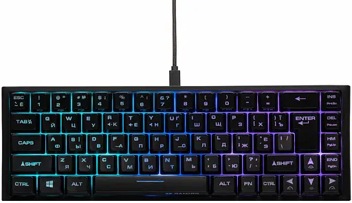 Клавіатура 2E Gaming KG350 RGB USB Black (2E-KG350UBK) - фото 1