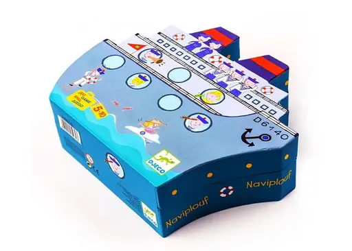 Настольная игра Djeco Морской бой (дерево) (Naviplouf) (DJ05270) - фото 2